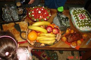 Aya on Najma's birthday